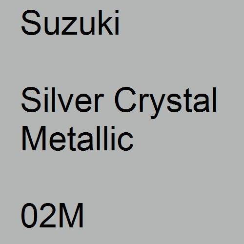 Suzuki, Silver Crystal Metallic, 02M.